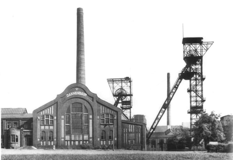 Außenaufnahme der Zeche Dannenbaum
